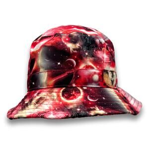 Fisherman Bucket Hat Universe Cosmos Galaxy Graphic Print Outdoor Hiking Cap